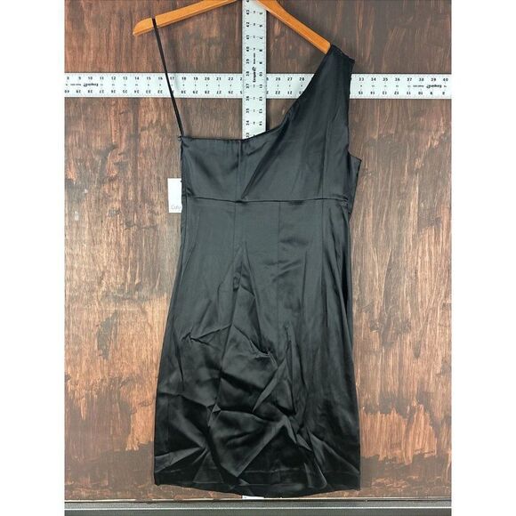 12 Calvin Klein One Shoulder Diamond Style Crest Dress CD1J1KE8 Women 12 NEW NWT - Picture 7 of 7